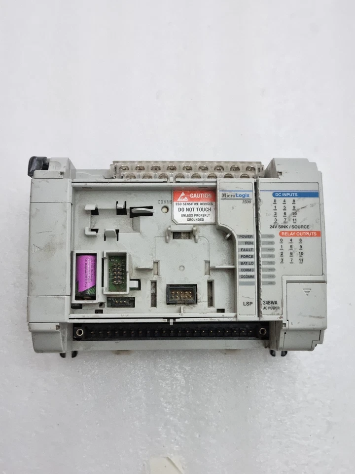 ALLEN BRADLEY 1764-24BWA MICROLOGIX 1500 WITH 1764-LSP (Power On as Photo)